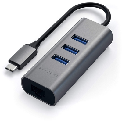 Satechi ST-TC2N1USB31AM Aluminium Type-C asztroszürke HUB