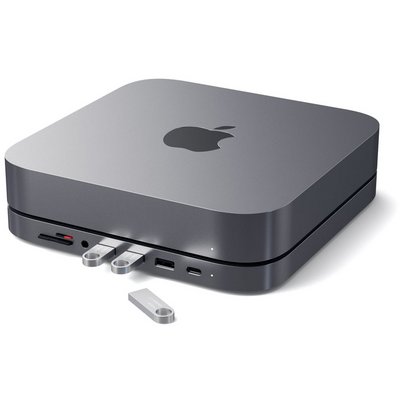 Satechi ST-ABHFM Type-C Mac Mini asztroszürke HUB és állvány