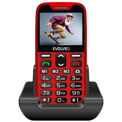 Evolveo EasyPhone XR EP601 2,3" piros mobiltelefon