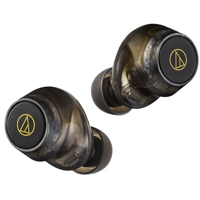 Audio-Technica ATH-CKS30TW+TBK True Wireless aktív zajszűrős vezeték nélküli áttetsző fekete fülhallgató