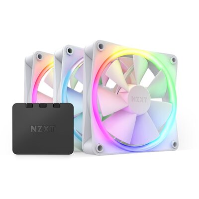 NZXT 120 mm Aer RGB 3 Triple fehér hűtőventilátor