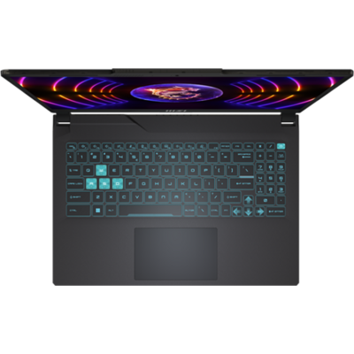 MSI Gaming NB Cyborg 15 A13VE-1413, 15,6" FHD 144Hz, i5-13420H, 8GB, 512GB M.2, RTX 4050 6GB, NOOS, Fekete