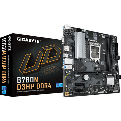 GIGABYTE Alaplap S1700 B760M D3HP DDR4 INTEL B760, mATX