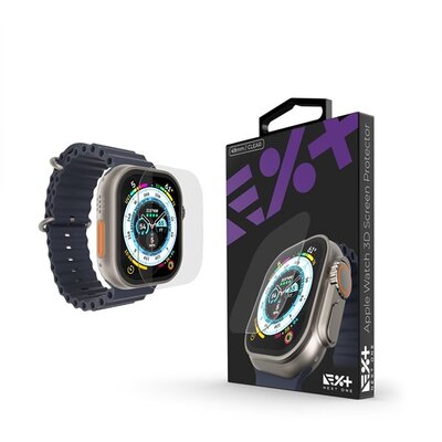 NextOne AW-ULTRA-49-3D-CLR Apple Watch Ultra 3D kijelzővédő üvegfólia