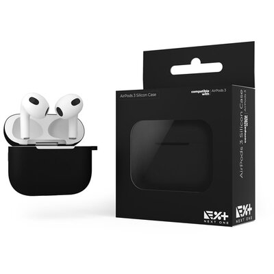 NextOne AP3-SIL-BLK AirPods 3 fekete szilikon védőtok