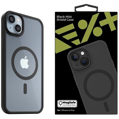 NextOne IPH-14PLUS-MAGSF-MISTCASE-BLK iPhone 14 Plus fekete szilikon MagSafe hátlap