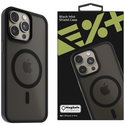 NextOne IPH-15PRO-MAGSF-MISTCASE-BLK iPhone 15 Pro fekete szilikon MagSafe hátlap