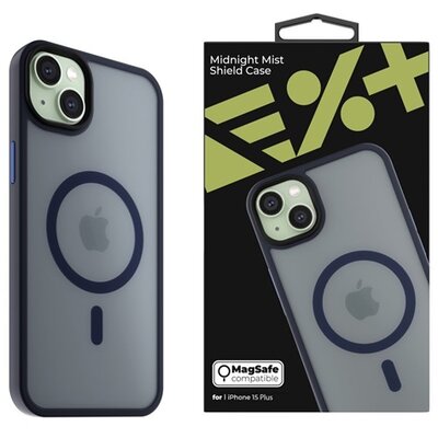 NextOne IPH-15PLUS-MAGSF-MISTCASE-MN iPhone 15 Plus éjfekete szilikon MagSafe hátlap