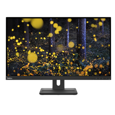 LENOVO Monitor ThinkVision E27q-20; 27" QHD 2560 x 1440 IPS, 16:9, 1000:1, 350cd/m2, 6ms, HDMI, DP