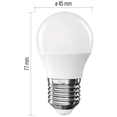 Emos ZQ6E43 Classic Mini Globe E27/6,5 W(60 W)/806 lm /természetes fehér LED izzó