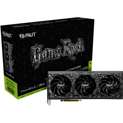 PALIT NVIDIA RTX4070Ti Super GameRock OmniBlack 16GB GDDR6X - NED47TS019T2-1020Q