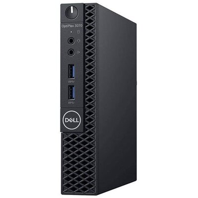 Dell Optiplex 3070 Micro/i5-9500T/16GB/512GB SSD/Win11 Pro COA/fekete asztali számítógép (Használt A+,felújított)