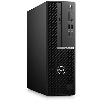 Dell Optiplex 7080 SFF/i5-10500/16GB/512GB SSD/Win11 Pro COA/fekete asztali számítógép (Használt A+,felújított)