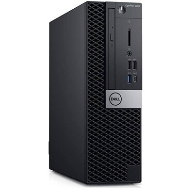 Dell Optiplex 5060 SFF/i5-8500/16GB/512GB SSD/Win11 Pro COA/fekete asztali számítógép (Használt A+,felújított)