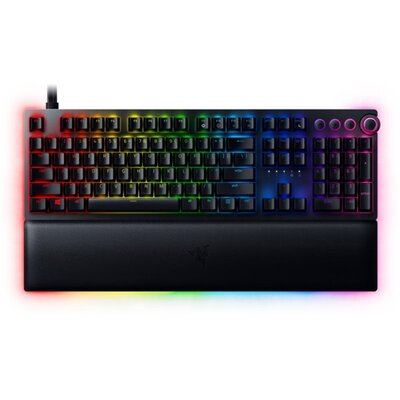 Razer Huntsman V2 (Analog Switch) US RGB fekete gamer billentyűzet