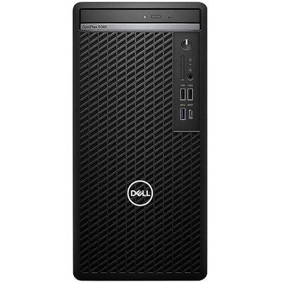 Dell Optiplex 5080 MT/i7-10700/16GB/512GB SSD/Win11 Pro COA/fekete asztali számítógép (Használt A+,felújított)