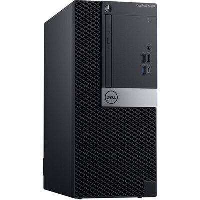 Dell Optiplex 5060 MT/i5-9500/16GB/512GB SSD/Win11 Pro COA/fekete asztali számítógép (Használt A+,felújított)