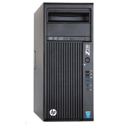 HP Z230 Workstation MT/Xeon E3-1240 v3/16GB/256GB SSD/Win11 Pro COA/Quadro 600 1GB/fekete PC (Használt A)