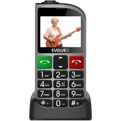 Evolveo EasyPhone FL EP801 2,3" DualSIM ezüst mobiltelefon