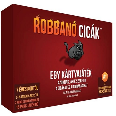 Robbanó cicák kártyajáték