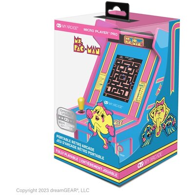 MY ARCADE Játékkonzol Ms.Pac-Man Micro Player Pro Portable Retro Arcade 6.75" Hordozható, DGUNL-7009