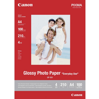 Canon BJ MEDIA GP-501 10X15 10 SHEETS PHOTO PAPER GLOSSY (GP-501)