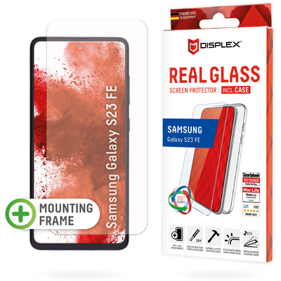 E.V.I. DISPLEX REAL GLASS + CASE SAMSUNG GALAXY S23 FE