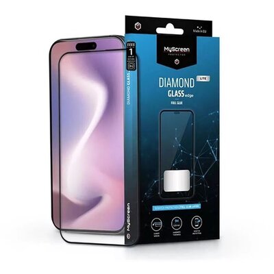 MSP MD9227 DGLFG iPhone 16 Pro 2.5D 9H fekete üveg kijelzővédő