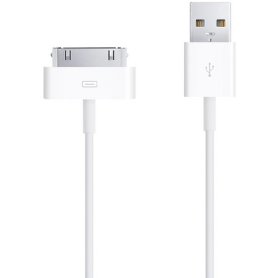 Apple 30 pin to USB cable 1,2m White