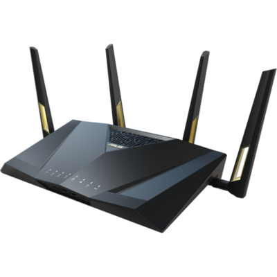 ASUS Wireless Router Dual Band AX6000 1xWAN(2.5Gbps) + 1xLAN(2.5Gbps) + 4xLAN(1000Mbps) + 1xUSB, RT-AX88U PRO