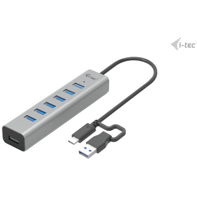 i-tec I-TEC USB-C CHARGING HUB 7 PORT CHARGING METAL HUB 7 PORT