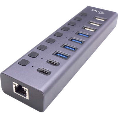 i-tec I-TEC CHARGING HUB 9PORT LAN USB 3.0/USB-C POWER ADAPTER 60W