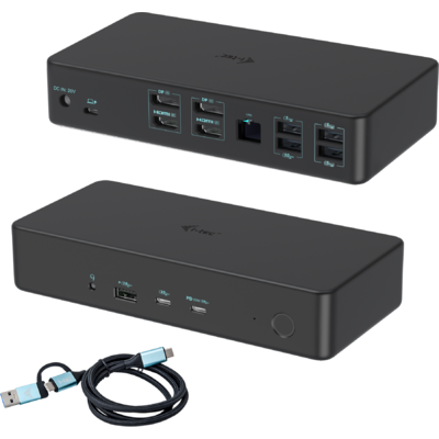 i-tec USB 3.0/USB-C/TB 3 PRO DUAL 4K DISPLAY DOCKING STATION GEN2 PD