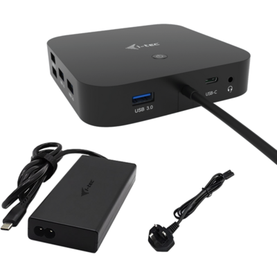 i-tec I-TEC USB-C HDMI+2X DP CHARGER I-TEC DOCK PD 100WCHARGER 112W