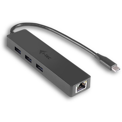 i-tec I-TEC USB-C SLIM HUB + GLAN 3X USB 3.0 TB3 COMP.