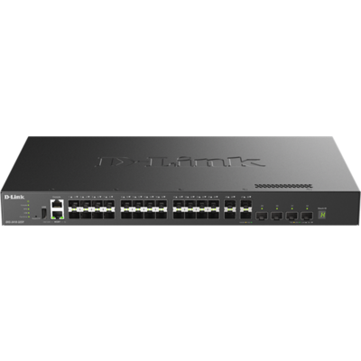 D-LINK Switch 10G Layer 3 Stackable Managed Switches 28x10G SFP+ + 4x25G SFP28 Multi-Gigabit L3 10G, DXS-3410-32SY/E