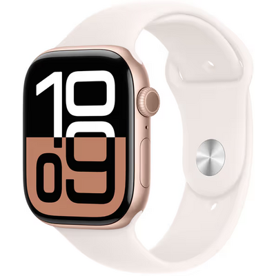 Apple APPLE WATCH S10 CELL 46MM ROSE GOLD W. LIGHT BLUSH SP BAND S/M