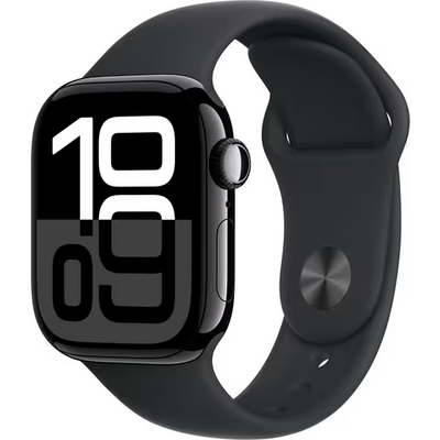 Apple APPLE WATCH S10 GPS 42MM JET BLACK ALU W. BLACK SP BD M/L