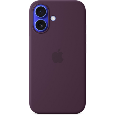 Apple IPHONE 16 SILICONE CASE WITH MAGSAFE - PLUM