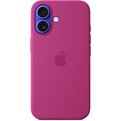 Apple IPHONE 16 SILICONE CASE WITH MAGSAFE - FUCHSIA