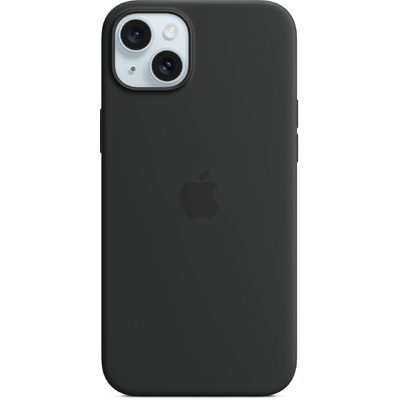 Apple IPHONE 15 PLUS SILICONE CASE WITH MAGSAFE - BLACK