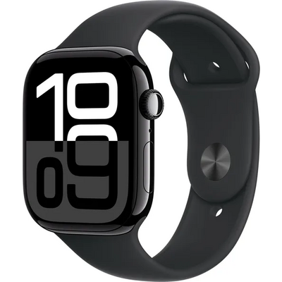 Apple APPLE WATCH S10 GPS 46MM JET BLACK ALU W. BLACK SP BAND S/M