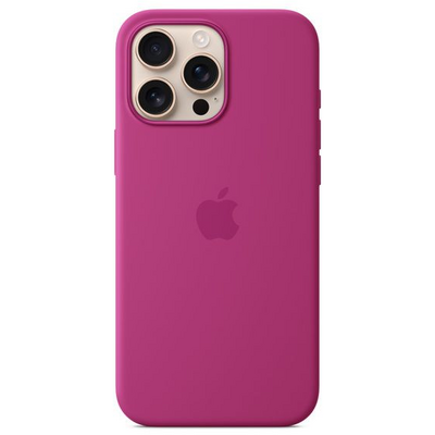 Apple IPHONE 16 PRO MAX SILICONE CASE WITH MAGSAFE - FUCHSIA