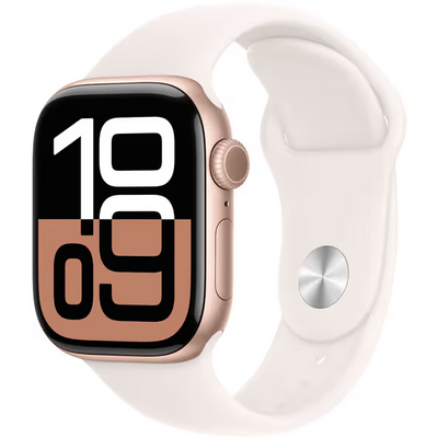 Apple APPLE WATCH S10 CELL 42MM ROSE GOLD ALU W LIGHT BLUSH SP BD S/M