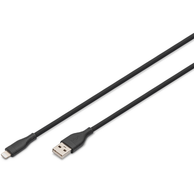 Assmann 0.5M USB-C CABLE 40GBPS BLACK SILICONE USB 4.0GEN3.-40G-240W-8