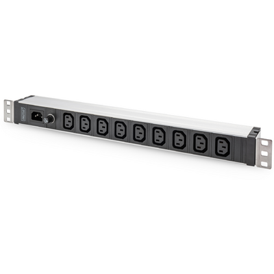 Assmann 1U ALUMINUM PDU RACKMOUNTABLE 9X C13 10A IEC C14 INLET