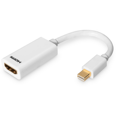 Assmann DisplayPort adapter cable, mini DP - HDMI type A