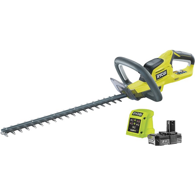 Ryobi 18V One Plus™ 45cm-es sövényvágó, 1x 2,0 Ah akkumulátor, töltő - RHT1845-20