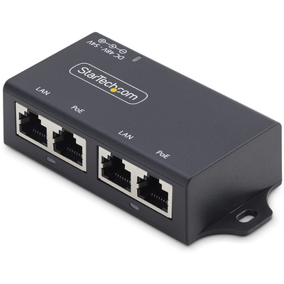 Startech.com 2-PORT GIGABIT POE INJECTOR 802.3AF/AT 10M/100M/1000M