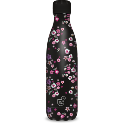 Ars Una 500 ml-es Pearl Blossom Black 24 (5377) duplafalú fémkulacs